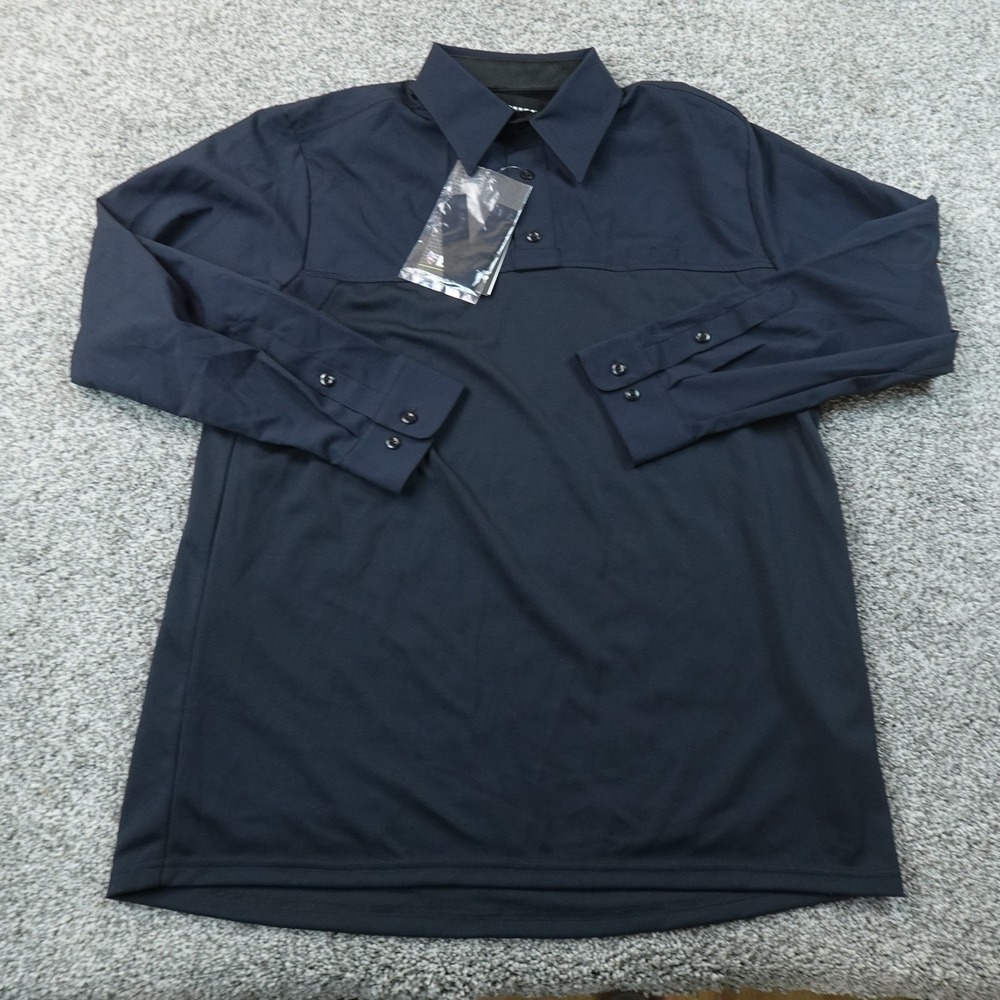 NEW Blauer Shirt Mens L Navy Blue ArmorSkin Long Sleeve BDU Base Tactical